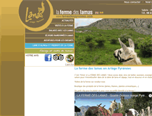 Tablet Screenshot of lamasdespyrenees.fr